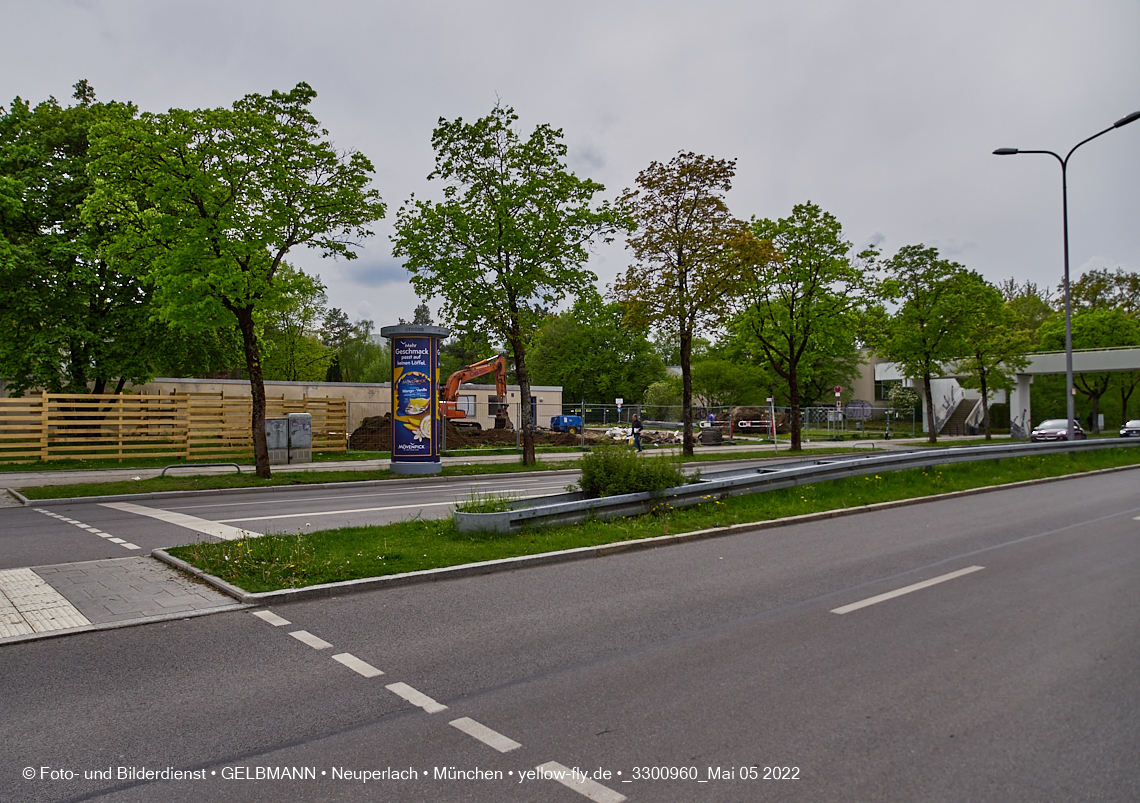 05.05.2022 - Baustelle am Haus für Kinder in Neuperlach